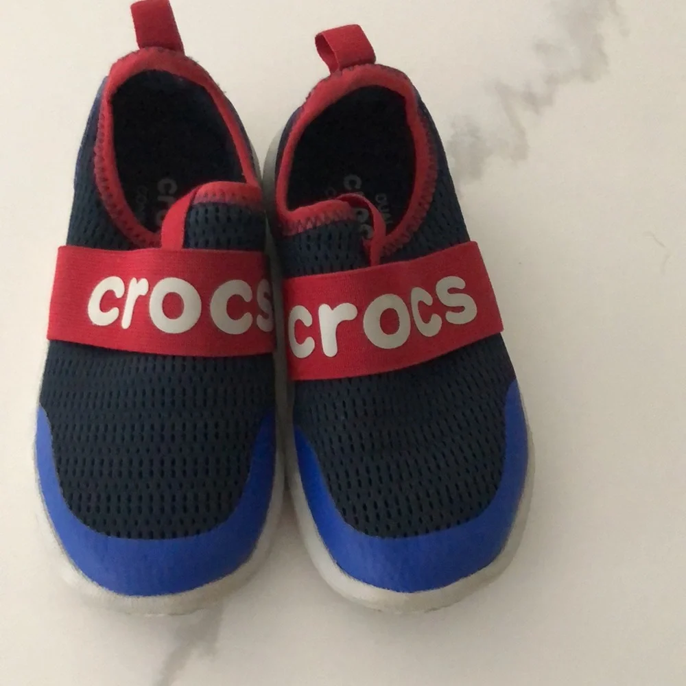 Crocs Kids Swiftwater Easy-On Logo Shoe Water Shoes Boys 10 unisex